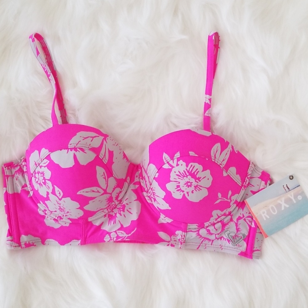 Roxy Beach Babe Bikini Top Size Medium
